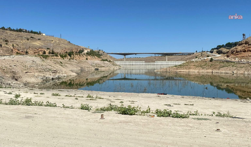 Malatya’da Beylerderesi Barajı’nda su seviyesi kritik düzeye indi