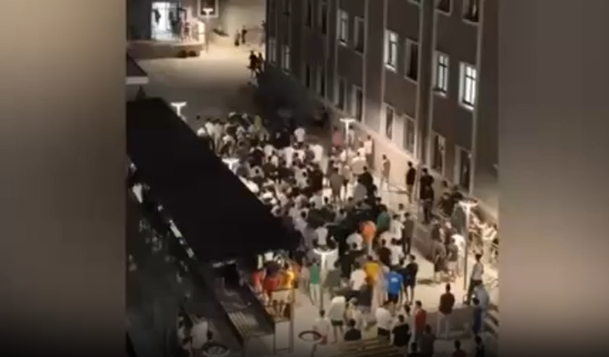 Osmaniye’de KYK yurdunda protesto