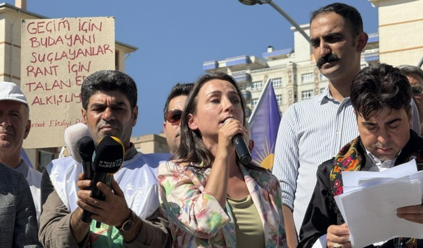 Şırnak'ta eko kırıma karşı yürüyüş