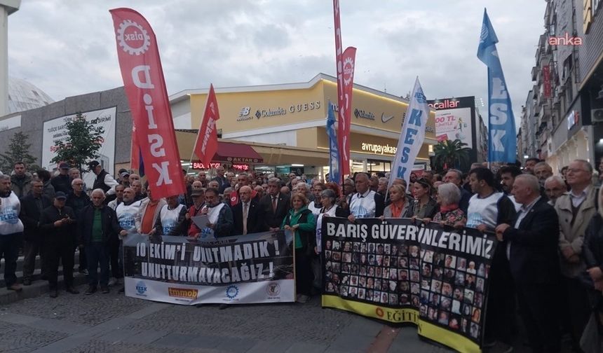 Samsun'da 10 Ekim Gar Katliamı anması: Adalet hâlâ sağlanmadı