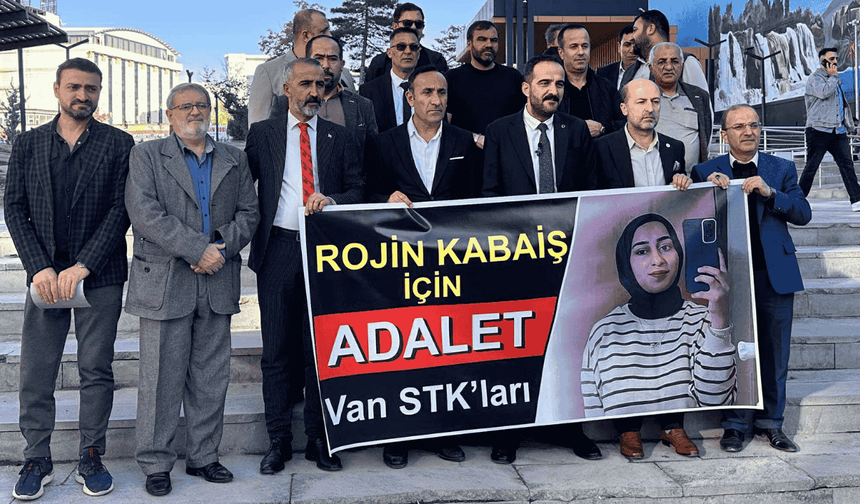 Van’da STK’lardan Rojin Kabaiş için adalet çağrısı: Sessiz kalmak suç ortaklığıdır