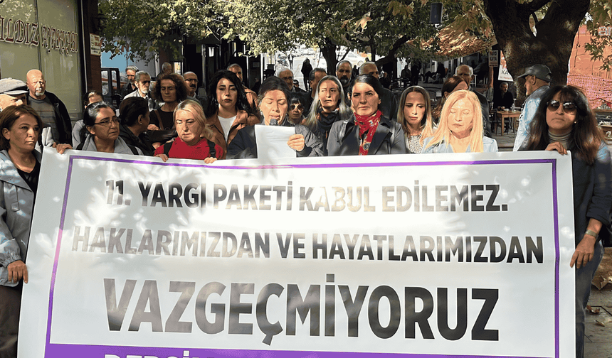 Dersim'de 11. Yargı Paketi protestosu: LGBTİ+ varoluşuna açık saldırı
