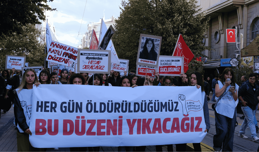 Kadın Dayanışma Komiteleri Eskişehir'de yürüdü: Yad edip dağılamayız, hesap sormak zorundayız