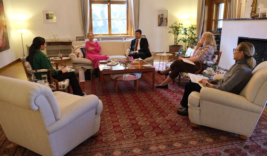 Adıyaman Belediye Başkanı Tutdere, İsveç Büyükelçisi Mard'a iade-i ziyarette bulundu