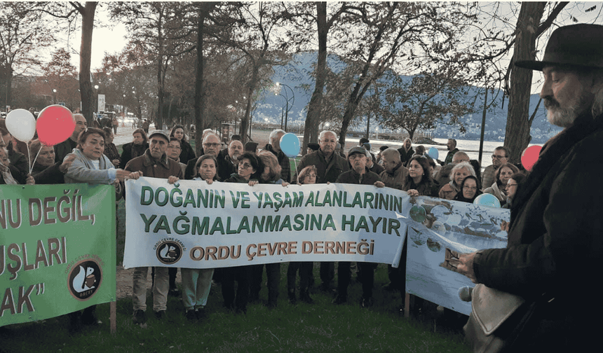 Ordu'da halk, eski çöp alanının betonlaşmasına karşı 16 gündür nöbette