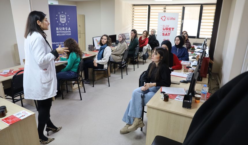 Üreten kadınlara Bursa Büyükşehir desteği