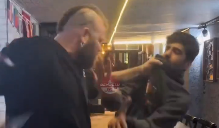 Beyoğlu'nda çalışanını darbeden sosyal medya fenomeni yakalandı