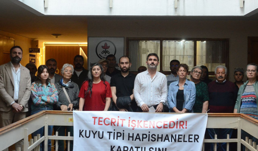 Antalya'da ortak açıklama: Kuyu Tipi Hapishaneler insanlık dışı yerlerdir ve derhal kapatılmalıdır