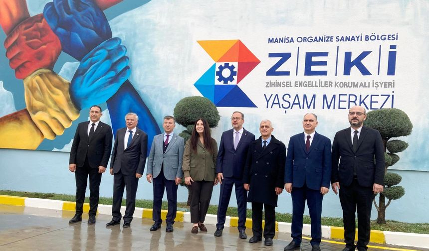 Manisa OSB’nin Avrupa ödüllü ZEKİ engelli bireylerin istihdam modeli TBMM Komisyon üyelerine tanıtıldı