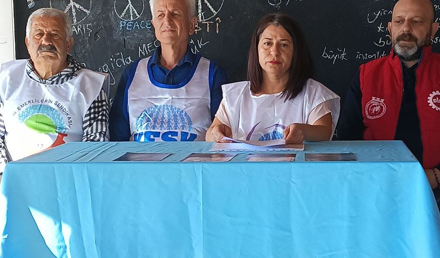 Antalya'da sendikalar 2026 bütçesini protesto etti: Kaynak var, halktan esirgeniyor