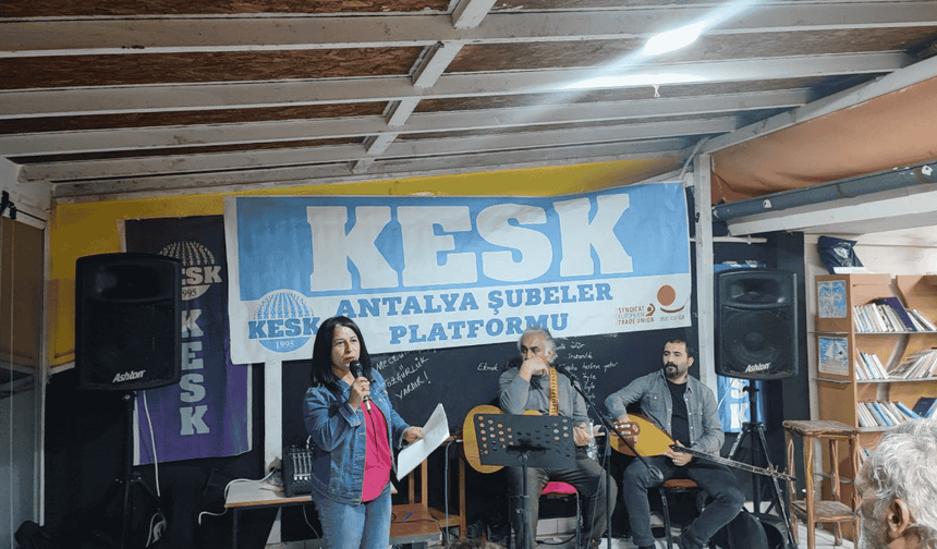 KESK’in 30. Kuruluş yıldönümü Antalya’da kutlandı