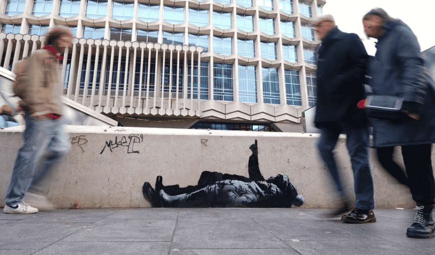 Banksy'nin yeni eseri ortaya çıktı