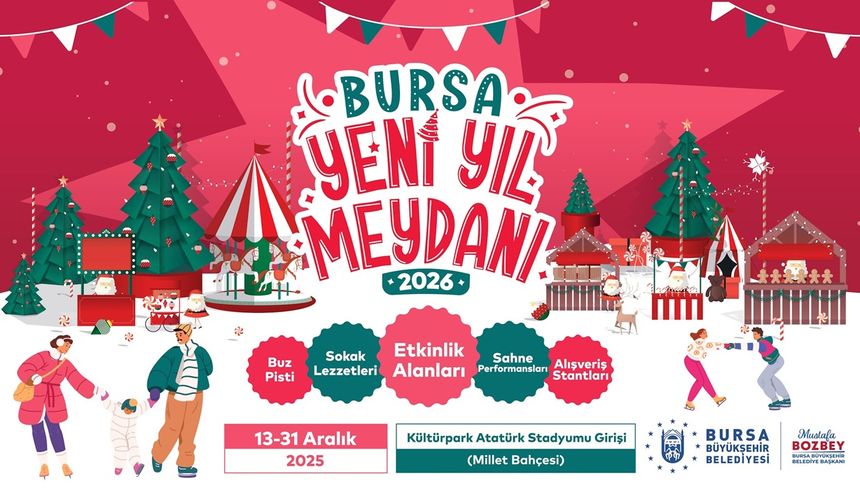 Bursa yeni yıl coşkusuna hazır