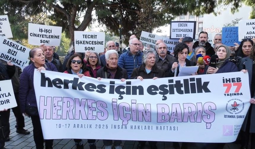 İHD: Cezaevleri, siyasal iktidarın hukuku bir baskı ve sindirme aracı olarak kullanması sonucunda tıka basa dolu