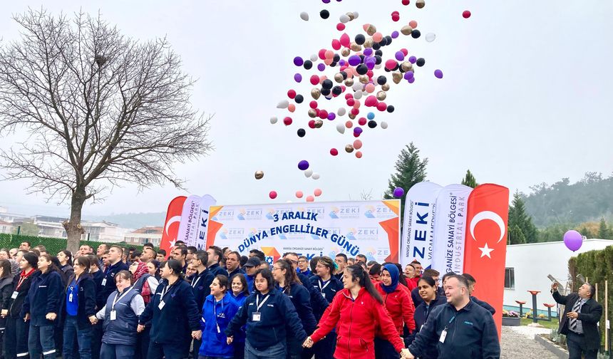 Manisa’daki Dünya Engelliler Günü’ne OSB Zeki Yaşam Merkezi’nin çocukları damga vurdu