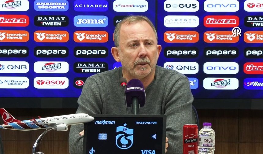 Sergen Yalçın: Maçtan çok bize bir tiyatro oyunu gibi geldi, üzülmüyoruz, 1 puana seviniyoruz