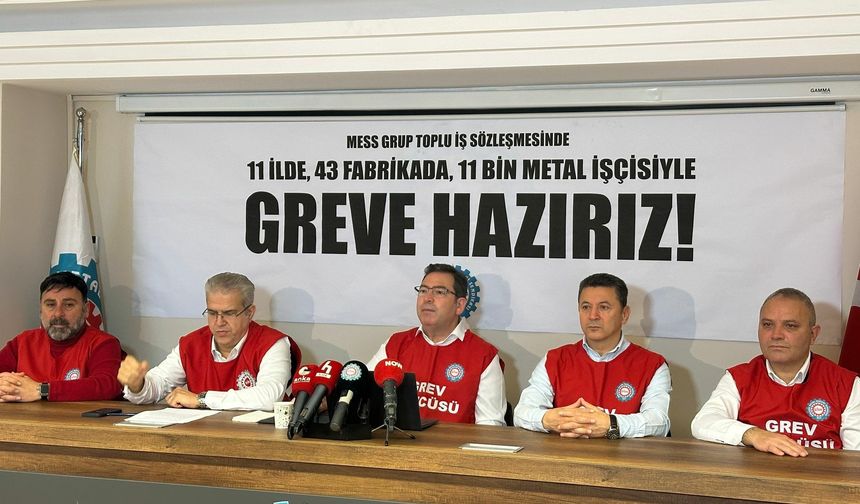 Birleşik Metal-İş: 11 bin metal işçisi 30 Ocak’ta kademeli olarak greve başlıyor