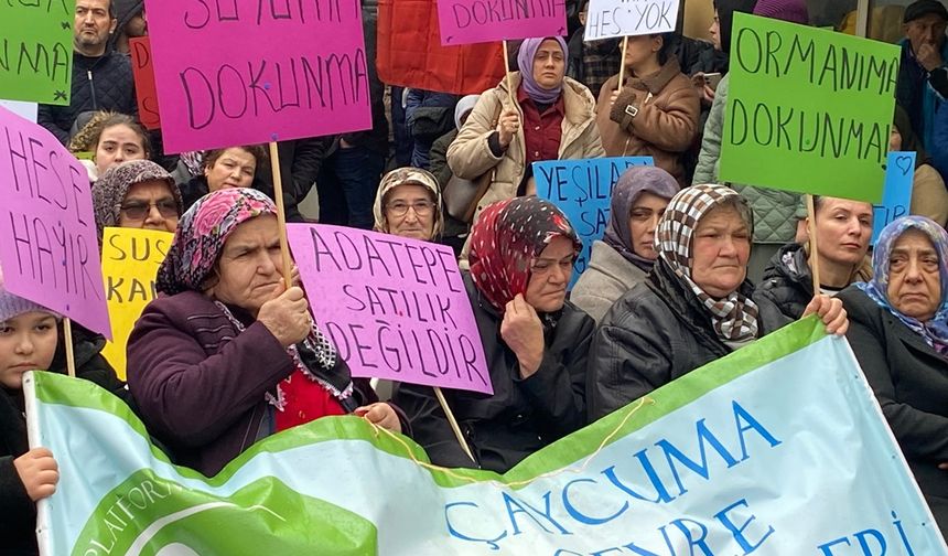 Köylülerden Devrek Çayı üzerinde planlanan HES projesine tepki