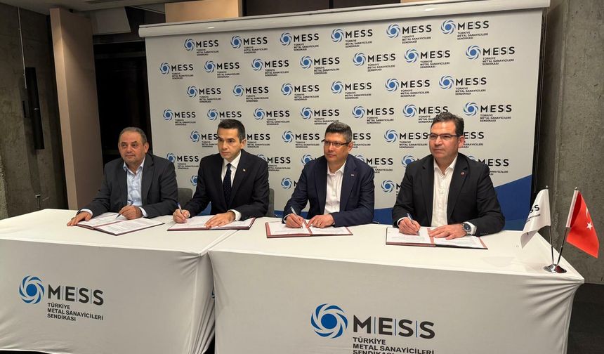 Birleşik Metal-İş ile MESS arasında toplu iş sözleşmesi imzalandı: Ortalama ücret 79 bin 500 TL’ye yükselecek