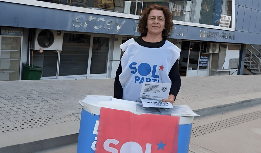 SOL Parti Antalya İl Sözcüsü Aysel Aydın'dan Suriye açıklaması: Bu karanlığı halkların birleşik mücadelesi dağıtacak