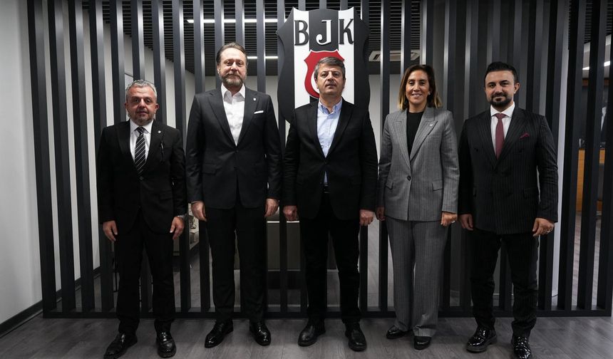 Abdurrahman Tutdere’den Beşiktaş'a, deprem sonrası dayanışma için teşekkür ziyareti