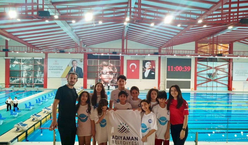 Adıyaman’ın "Altın Kulaçları" Mersin’den zaferle döndü: Hedef 2. vize!