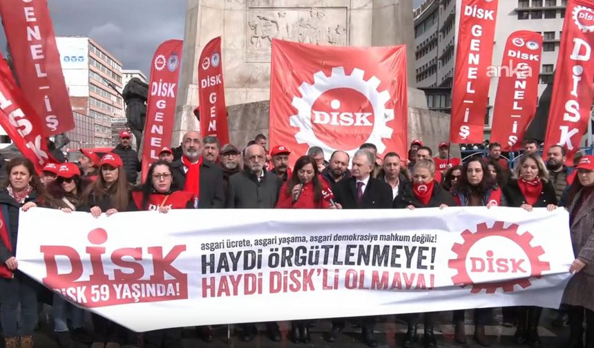 DİSK 59. kuruluş yıl dönümünde örgütlenme ve demokrasi vurgusu yaptı