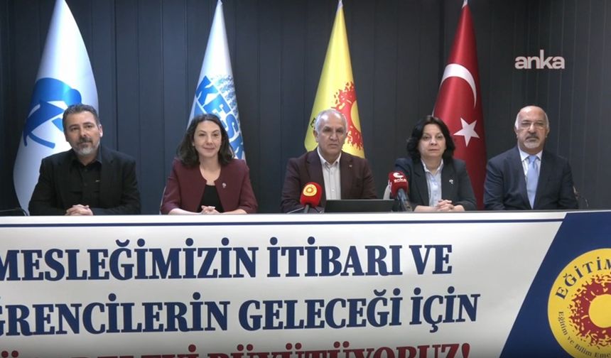 Eğitim Sen Genel Başkanı Irmak: Türkiye Yüzyılı Maarif Modeli öğrencileri ve ülkenin geleceğini karanlığa sürüklemektedi