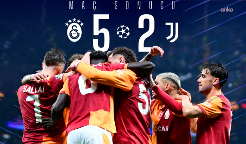Galatasaray, Juventus'u 5-2 mağlup etti