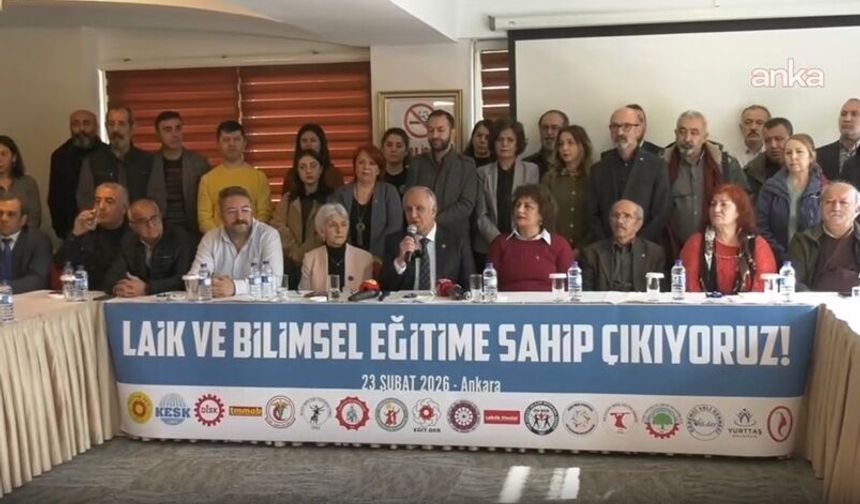 18 sivil toplum örgütünden "Laik ve Bilimsel Eğitime Sahip Çıkıyoruz" ortak açıklaması