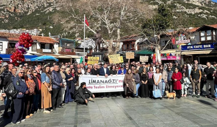 Limanağzı için meydandaydılar: Ranta teslim etmeyeceğiz