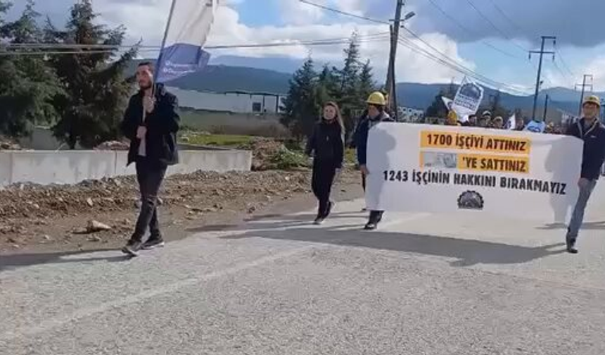 Polyak maden işçilerinden 16 kilometrelik direniş yürüyüşü