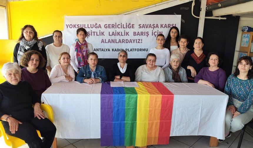 Antalya Kadın Platformu 8 Mart programını açıkladı