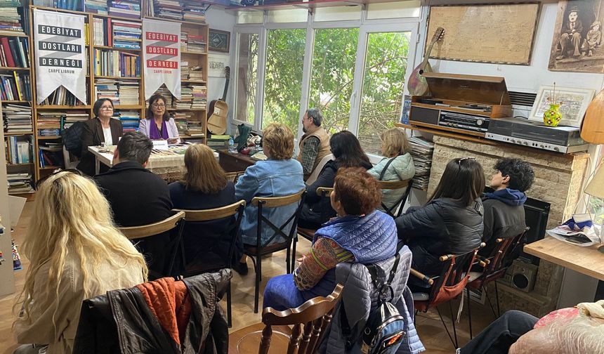 Edebiyat Dostları Derneği yazar Meryem Gülbudak’ı ağırladı