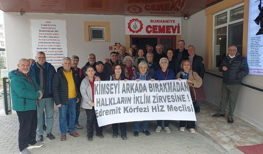 Edremit Körfezi’nde ekoloji mücadelesi büyüyor: Halkların İklim Zirvesi Edremit Körfezi Meclisi kuruldu