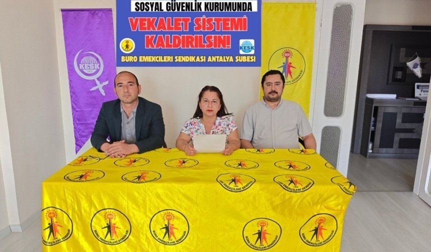 BES Antalya Şube Başkanı Devrim Mol: SGK’da liyakat değil, vekalet sistemi işliyor