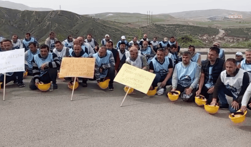 Doruk Madencilik işçileri Ankara’ya yürüyor: Hakkımız verilmeden dönmeyeceğiz