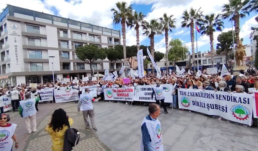 İzmir’de emekliler meydanlara çıktı: Sefalet zulmüne son