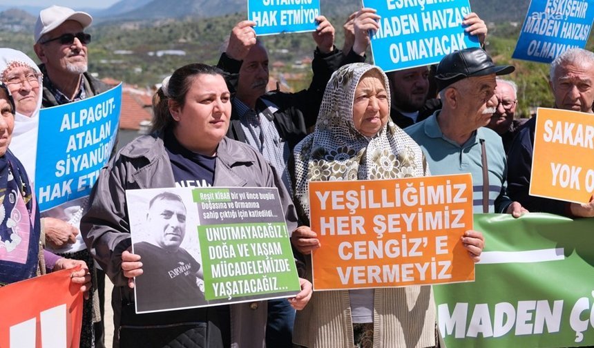 Eskişehir’de altın madeni için bilirkişi keşfi yapıldı: Bir canımız var, onu da zehirleyerek alacaklar