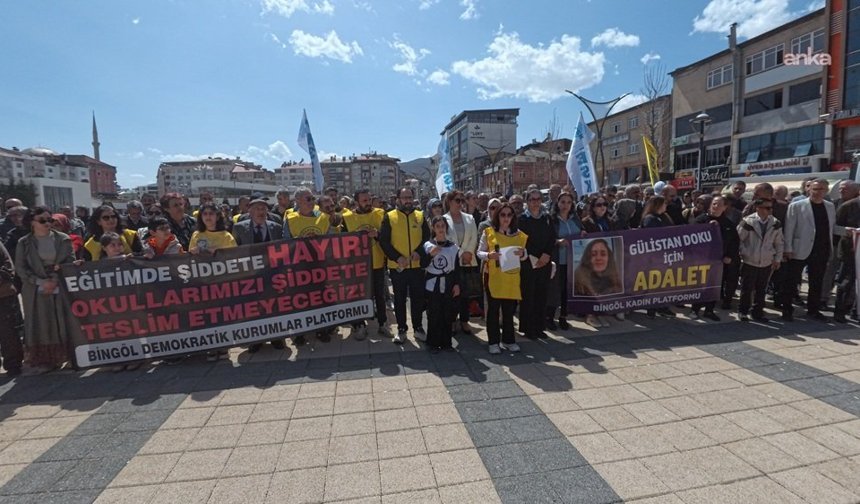 Bingöl'de Gülistan Doku eylemi: Gerçek suçlular açığa çıkana kadar bir adım geri atmayacağız