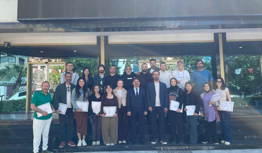 Manisalı gazeteciler drone ehliyetlerine kavuştu