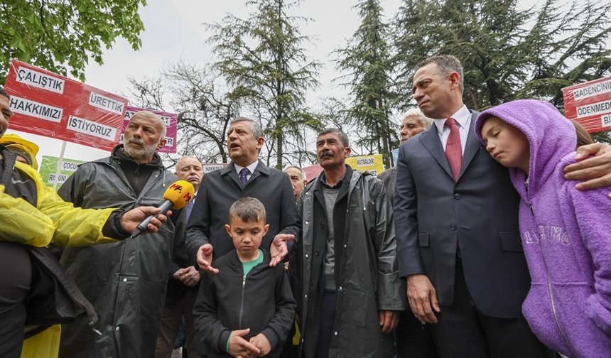 Özgür Özel: Yaşasın Doruk Madencilik’teki emekçi direnişi, yaşasın Türkiye işçi sınıfının mücadelesi