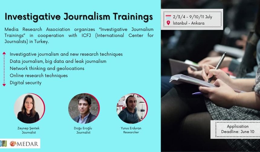 Investigative Journalism training sessions organized by MEDAR in cooperation with ICFJ