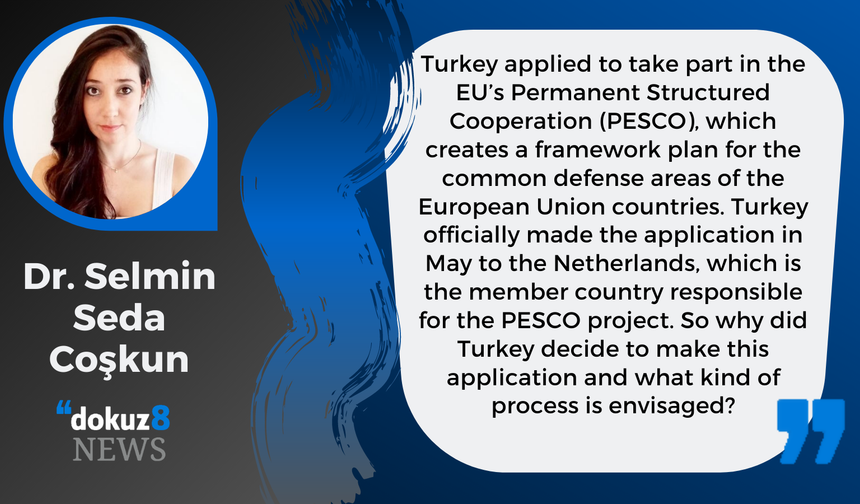 Turkey's request to join the EU military project