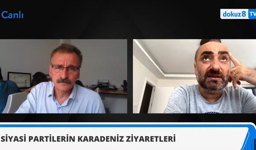 dokuz8TV yayınında Mehmet Yazıcı'ya konuşan İsmail Saymaz: Trabzon seçimlerde el değiştirse Türkiye el değiştiri