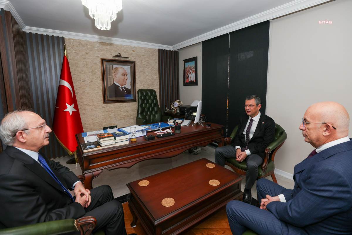 Özgür Özel Kemal Kılıçdaroğlu görüşmesi
