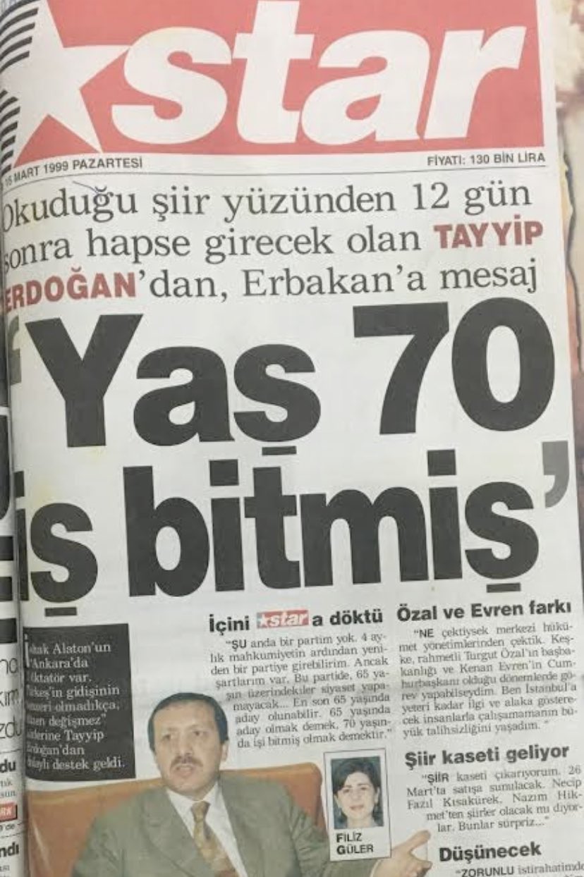 Erdoğan 70 Yaşına Girdi
