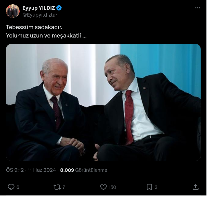 Eyyup Yildiz'ın paylaşımı