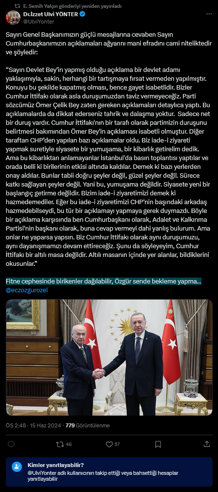 Screenshot 2024 06 15 At 15 04 14 (1) X'te Dr.i̇zzet Ulvi Yönter Sayın Genel Başkanımızın Güçlü Mesajlarına Cevaben Sayın Cumhurbaşkanımızın Açıklamaları Ağyarını Mani Efradını Cami Nitel[...]