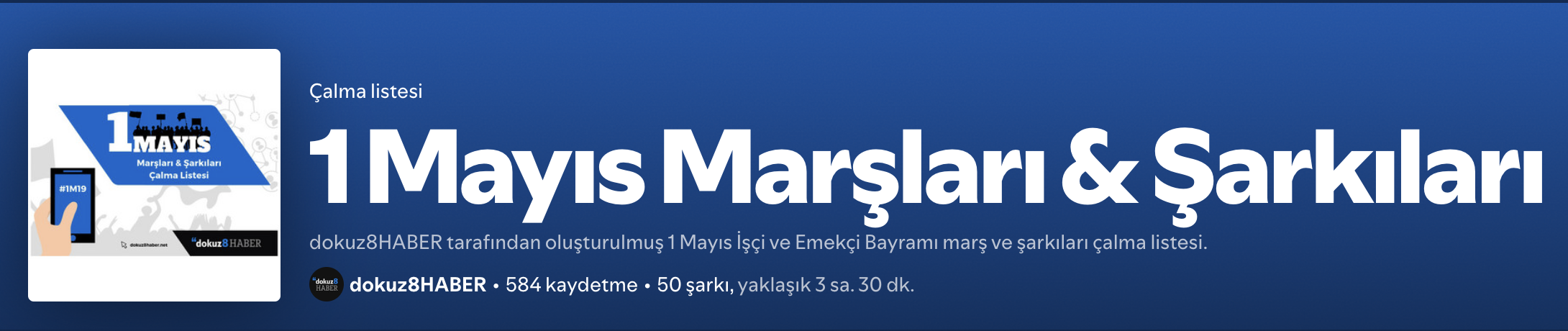 1 mayıs müzik listesi